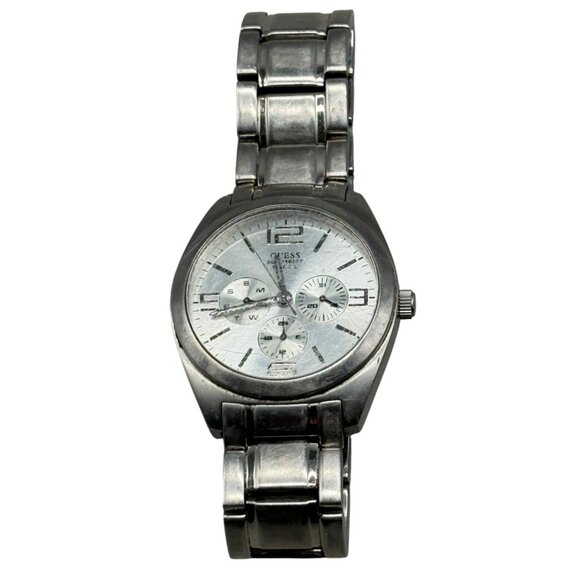 guess steel men's watch 50 meters 165 feet water resistant made in Japan READ - Picture 1 of 11